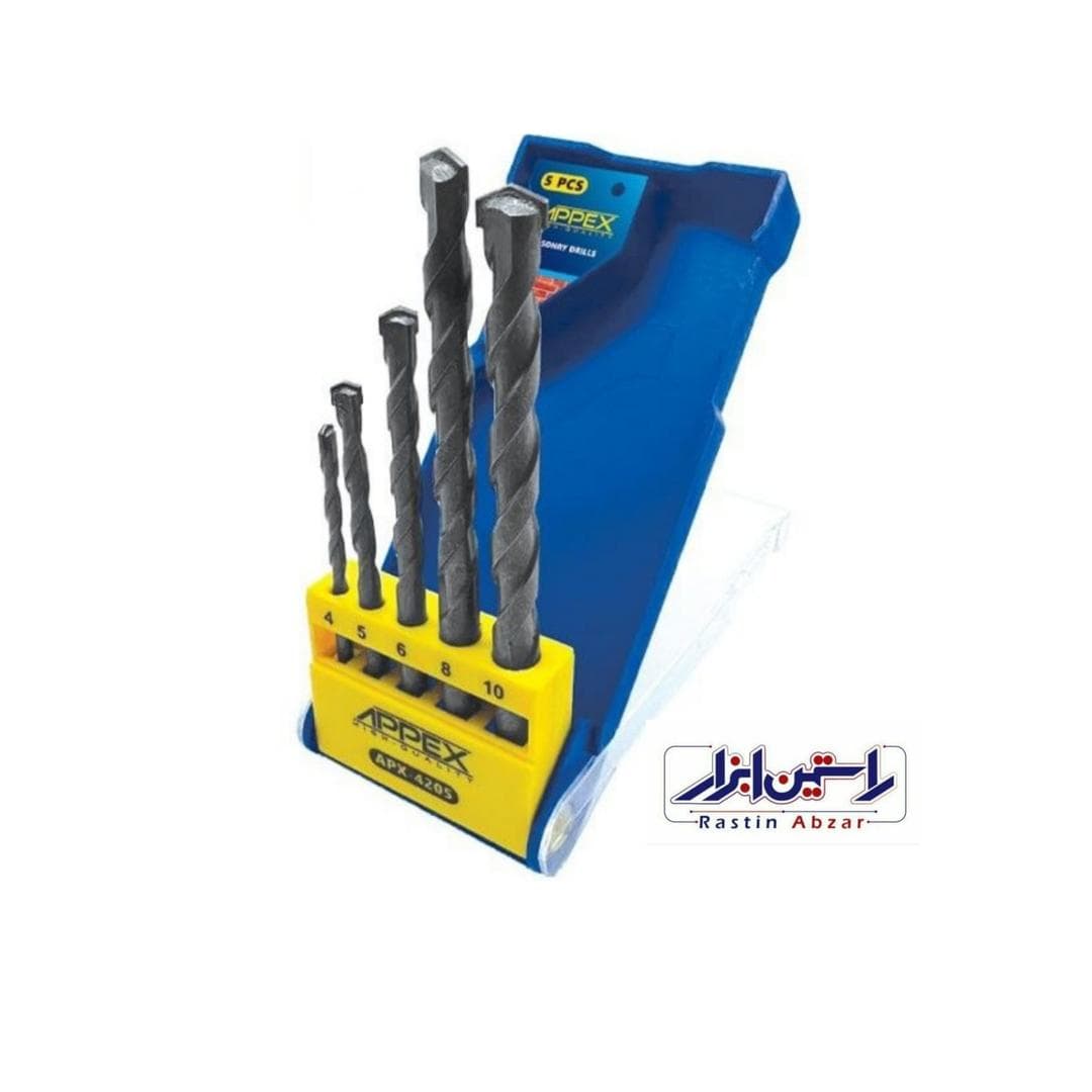ست ۵ عددی مته الماس APX4205 اپکس APPEX |فروش ابزار